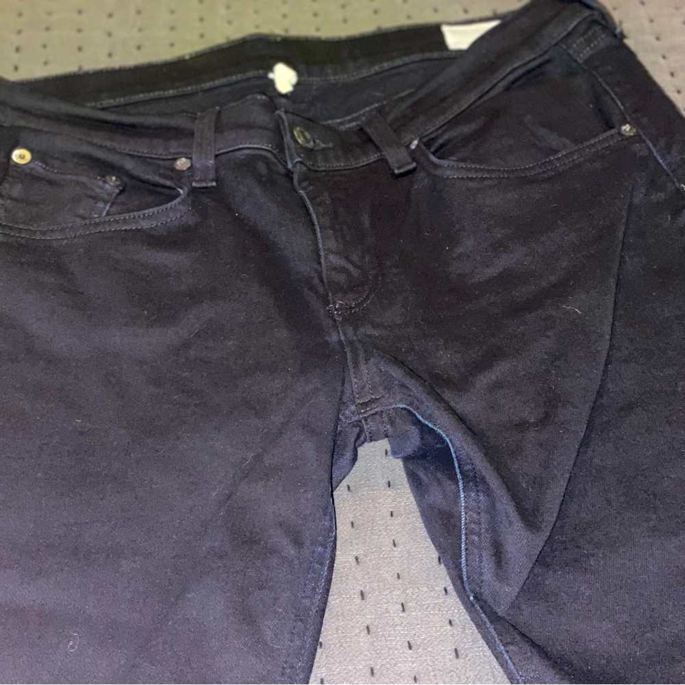 Rag and bone size 30 black skinny jeans